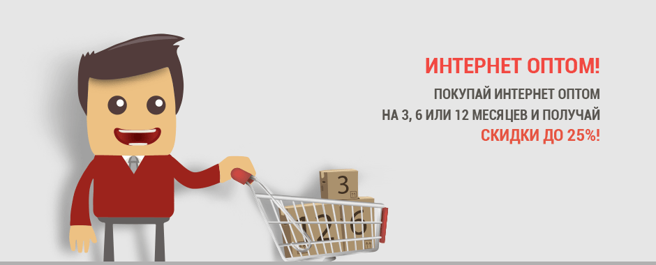 Интернет оптом!